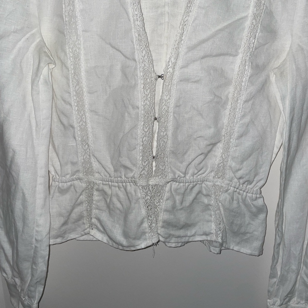 Reformation Odette Linen Top size S - Picture 5 of 7